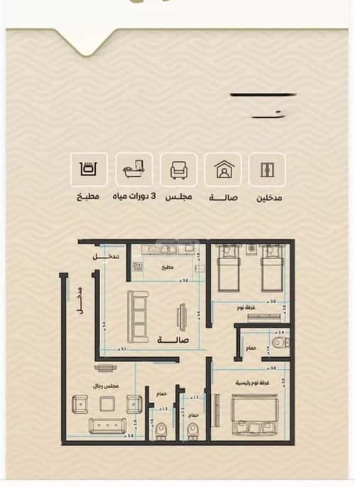 3 bedroom apartment in Mishrifah 3