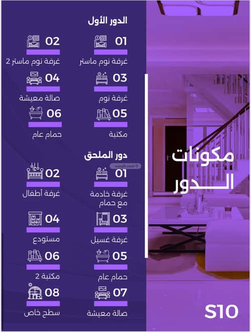 فيلا 6 غرف في الزهراء 6