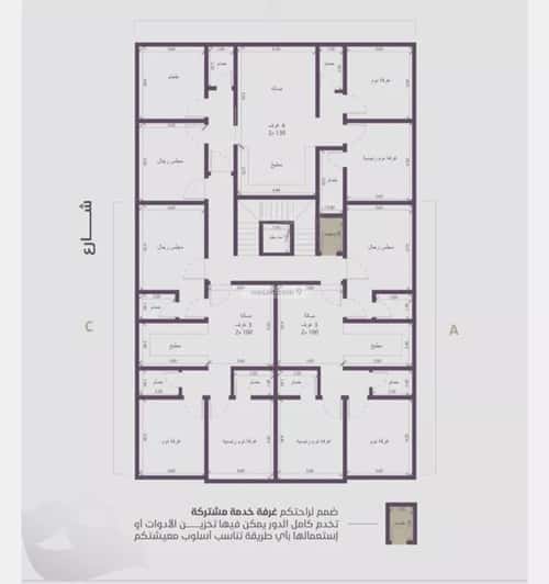 3 bedroom apartment in Al Zahra 7
