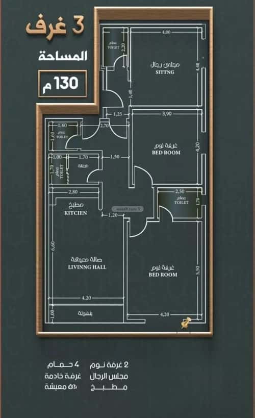 3 bedroom apartment in Al Nahda 1