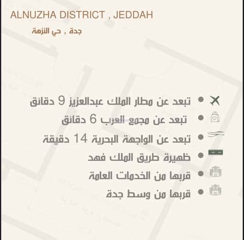 شقة 4 غرف في النزهة 2