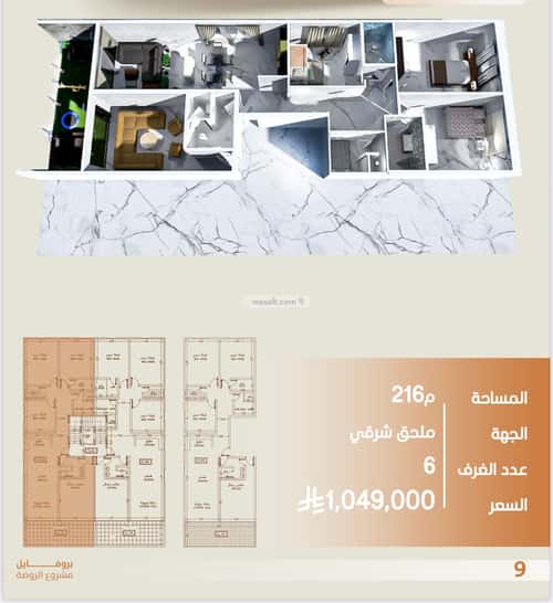 6 bedroom apartment in Al Nahda 1