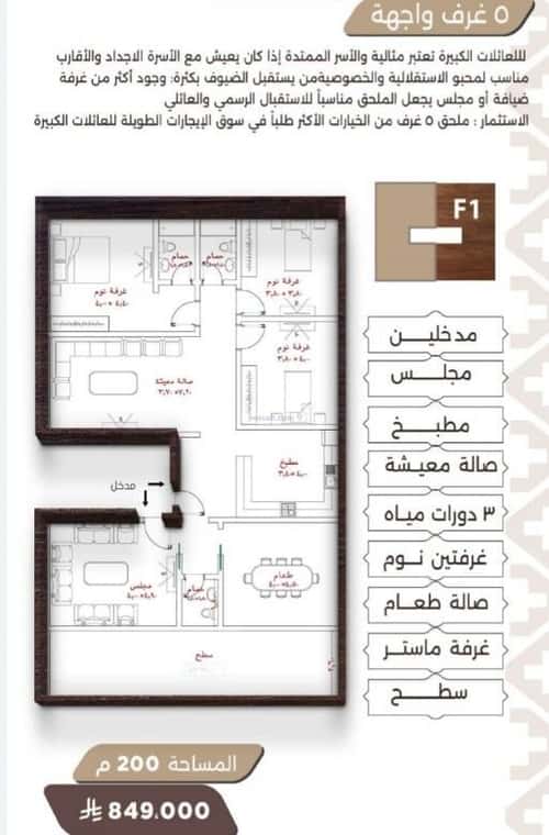 2 bedroom apartment in Al Naeem 6