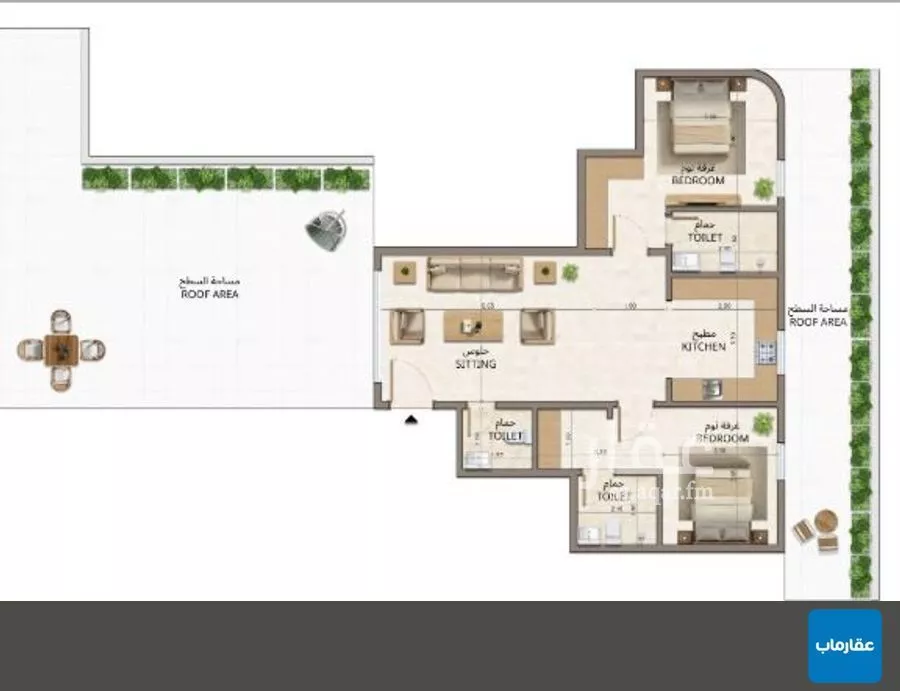 2 bedroom apartment in Al Nahda 13