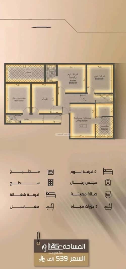 4 bedroom apartment in Al Faisaliyyah 3
