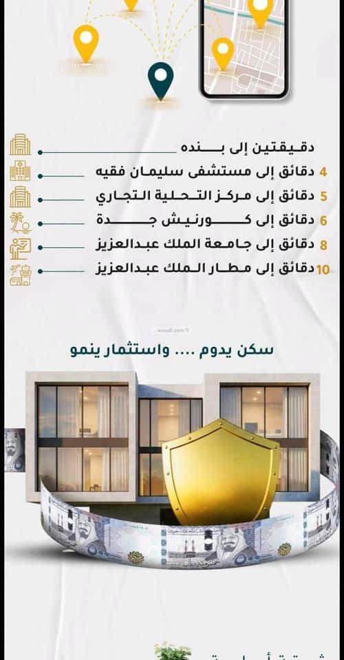 شقة 3 غرف في الروضة 2