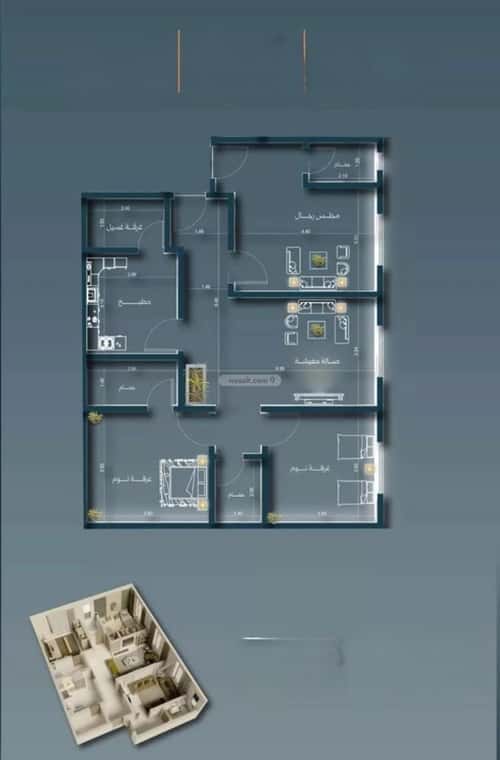 4 bedroom apartment in Al Salamah 4