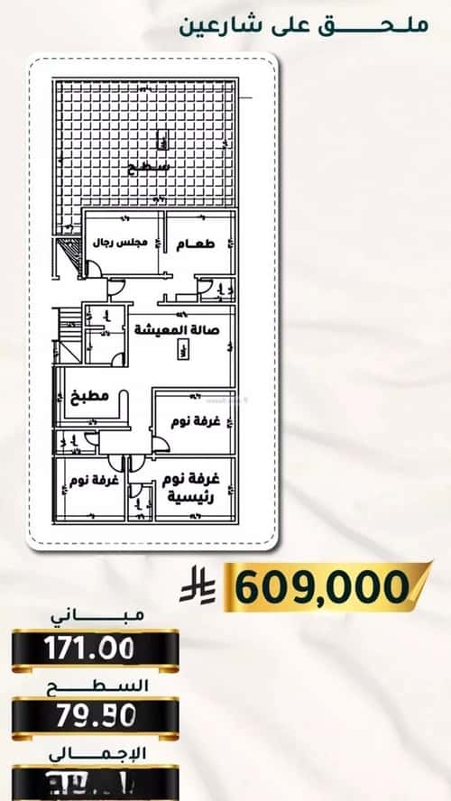 2 bedroom apartment in Al Thaghr 3