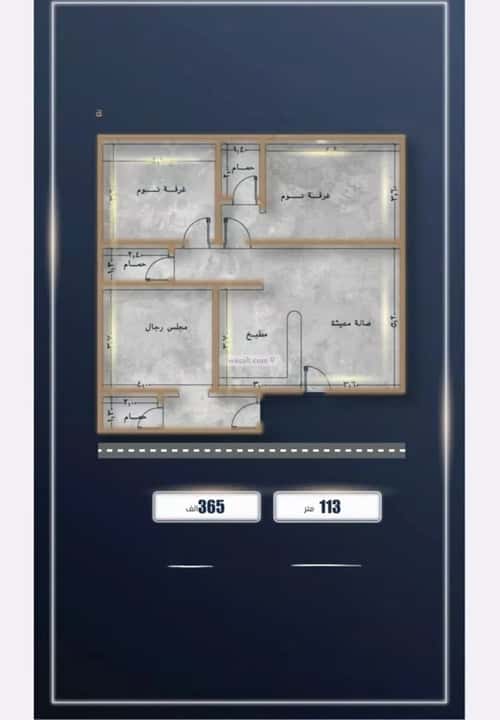 2 bedroom apartment in As Sawari 3