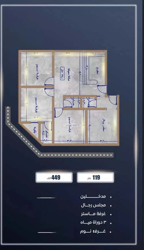 4 bedroom apartment in Al Fardus 5