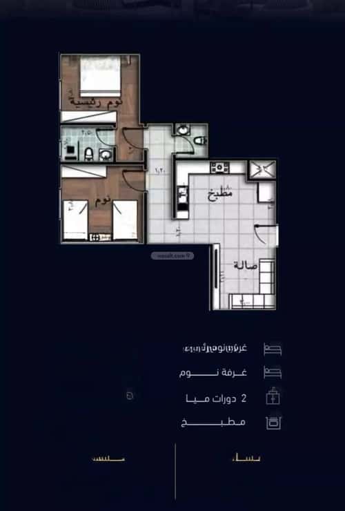 شقة 2 غرف في مشرفة 4