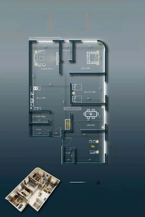 4 bedroom apartment in Al Salamah 3