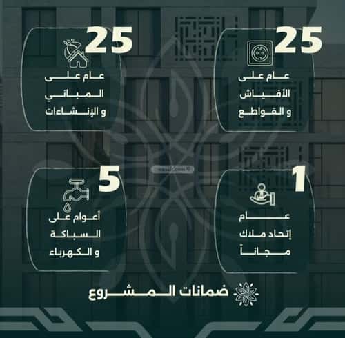 شقة 4 غرف في الروضة 5