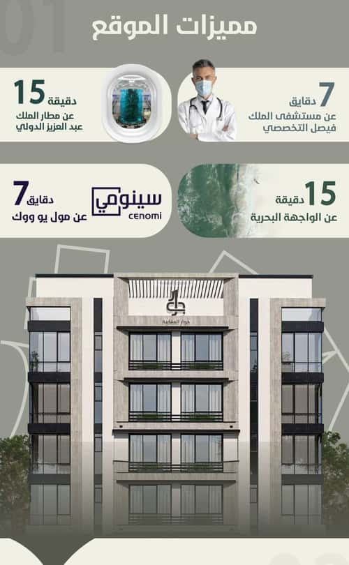 شقة 3 غرف في الروضة 2