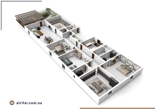 5 bedroom apartment in Al Salamah 1