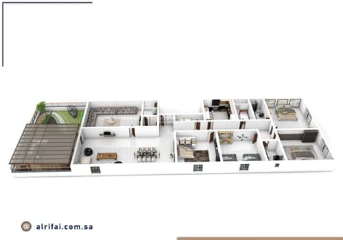 5 bedroom apartment in Al Salamah 3