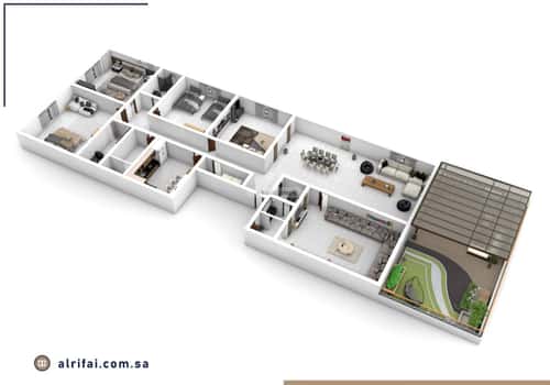 5 bedroom apartment in Al Salamah 4