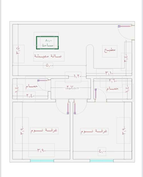 2 bedroom apartment in As Sawari 3