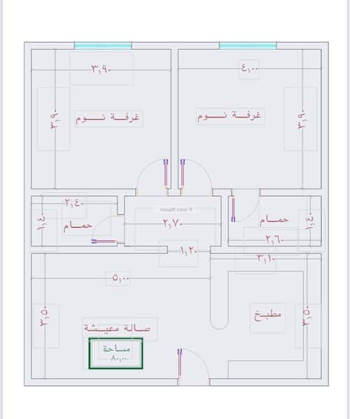 2 bedroom apartment in As Sawari 2