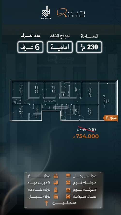 6 bedroom apartment in Al Nuzhah 3