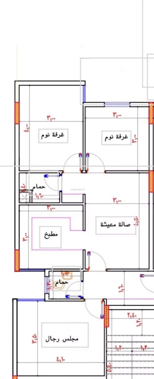 شقة 3 غرف في بطحاء قريش 3