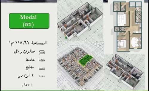 شقة 3 غرف في بطحاء قريش 11