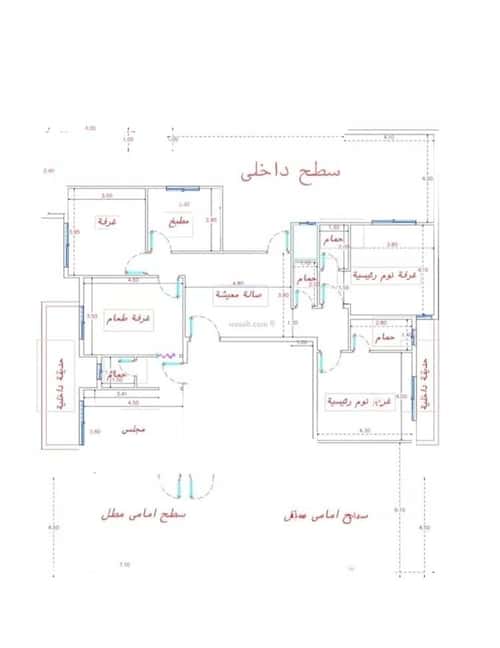 شقة 5 غرف في بطحاء قريش 3