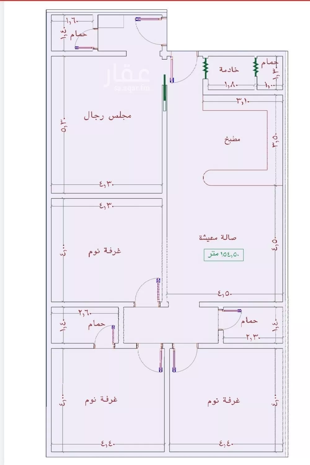 4 bedroom apartment in Al Jamiah 2