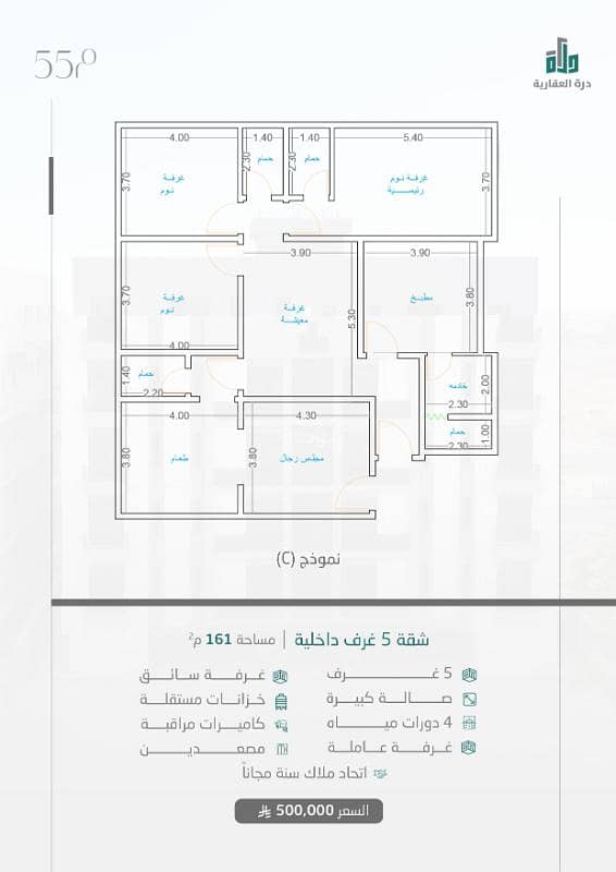 5 bedroom apartment in Mukhtat Al Musa, Jeddah 27