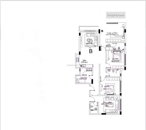 3 bedroom apartment in Al Muntazah 2