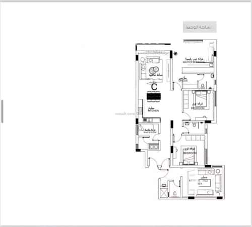 3 bedroom apartment in Al Muntazah 6