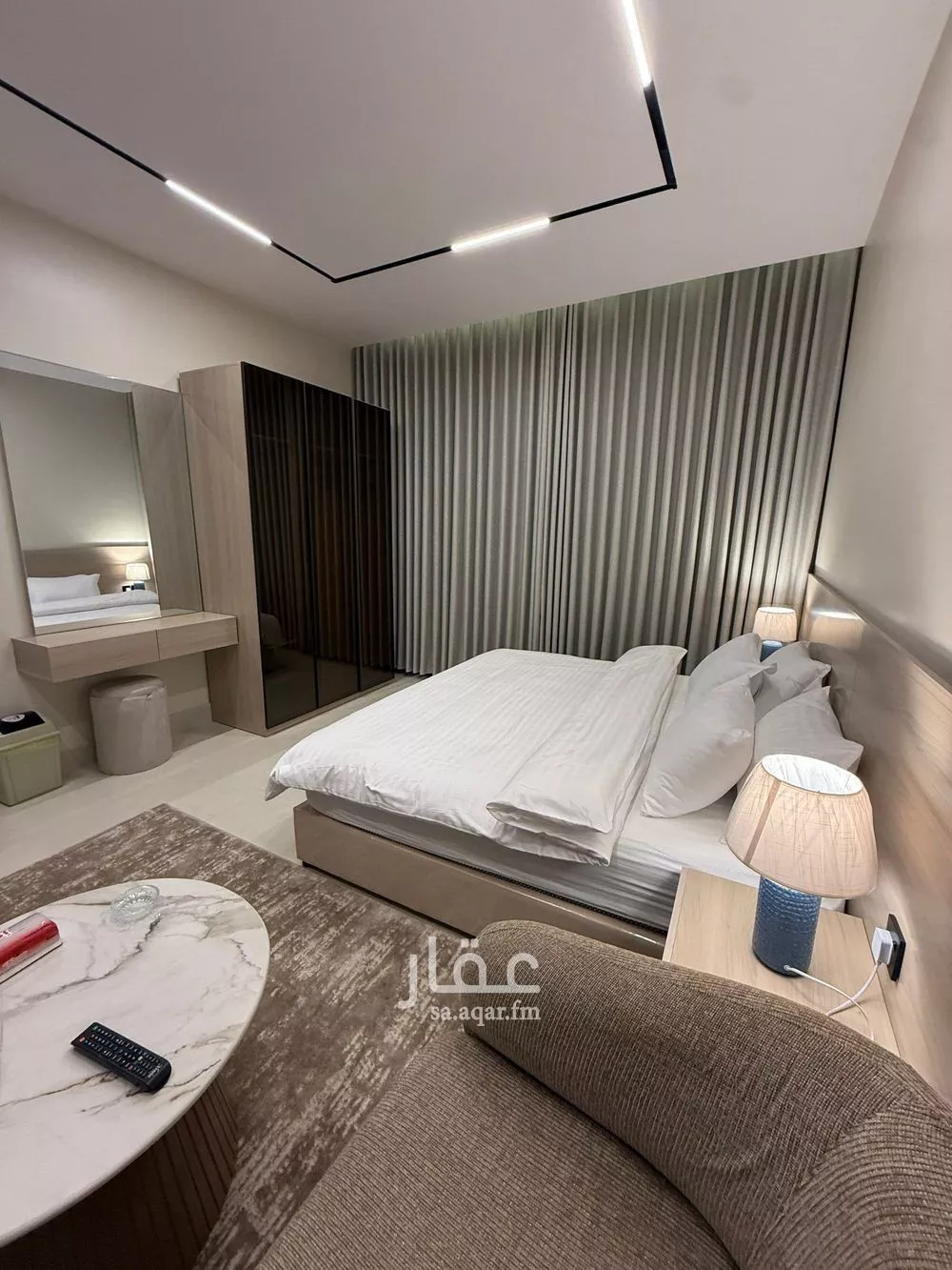 شقة 1 غرف في العقيق 2