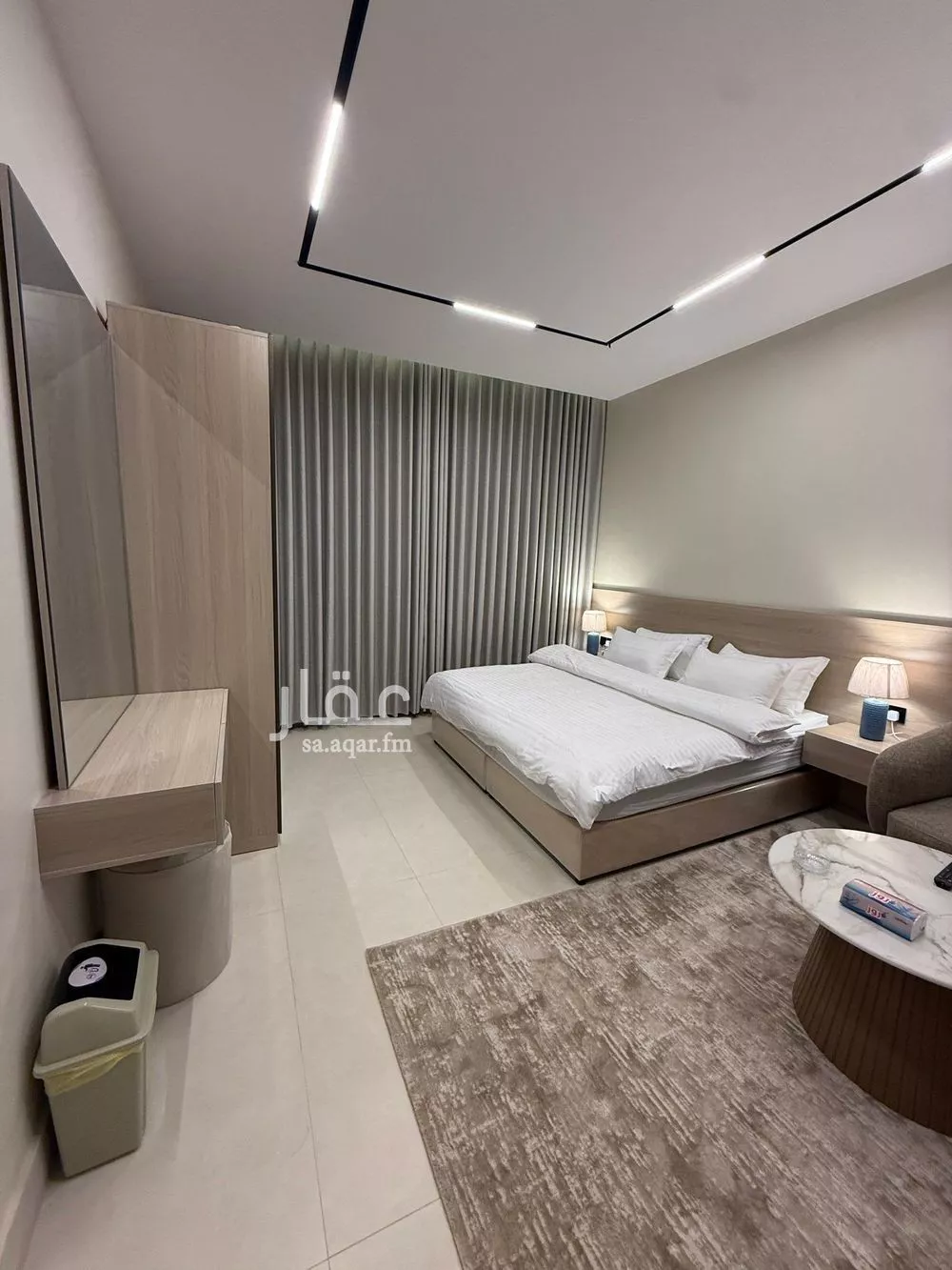 شقة 1 غرف في العقيق 3