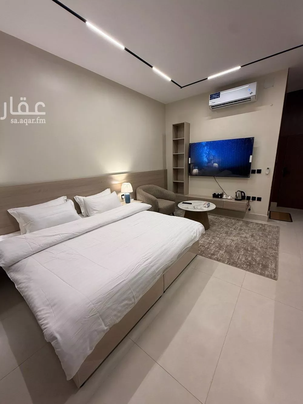 شقة 1 غرف في العقيق 4