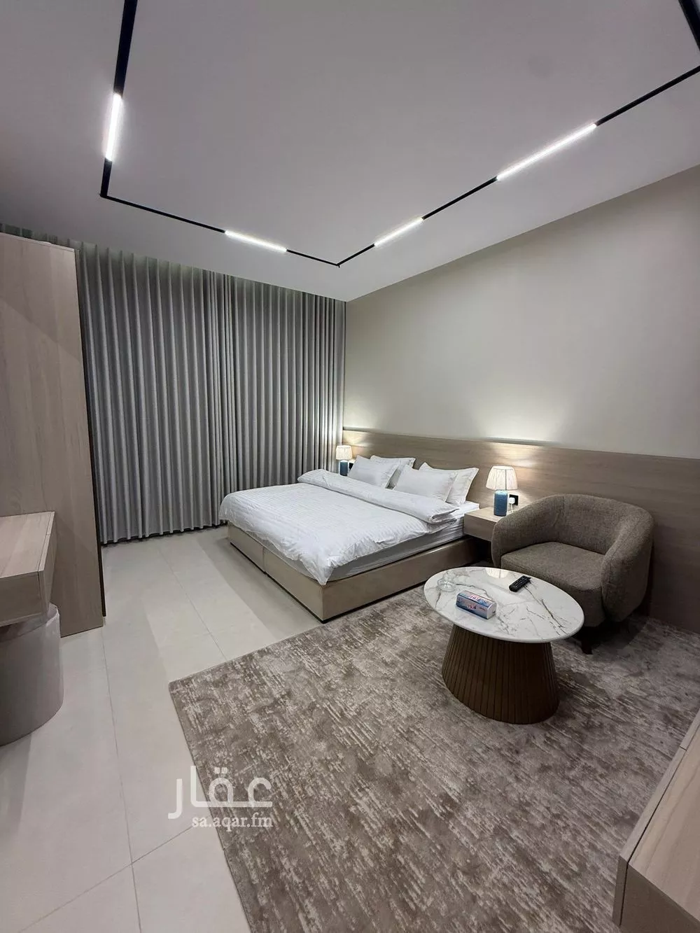 شقة 1 غرف في العقيق 5