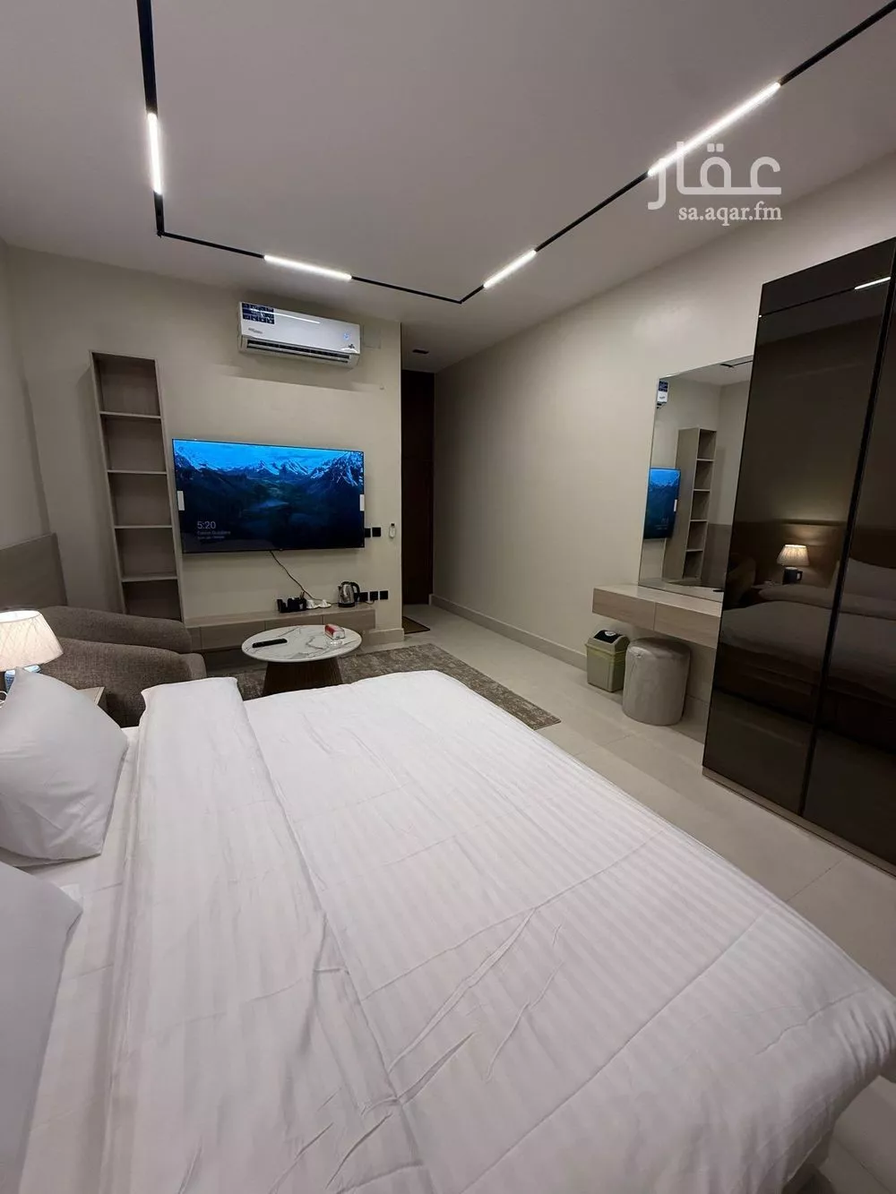 شقة 1 غرف في العقيق 6