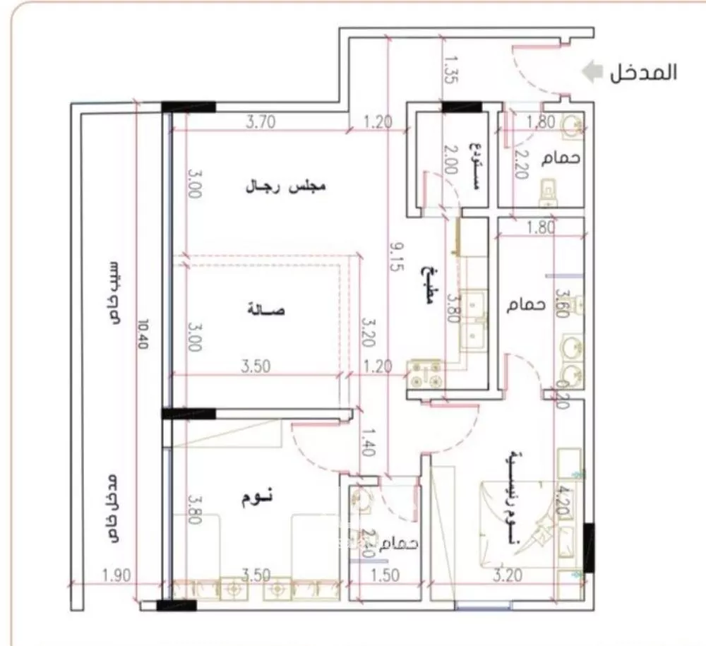 2 bedroom apartment in Qurtubah 29