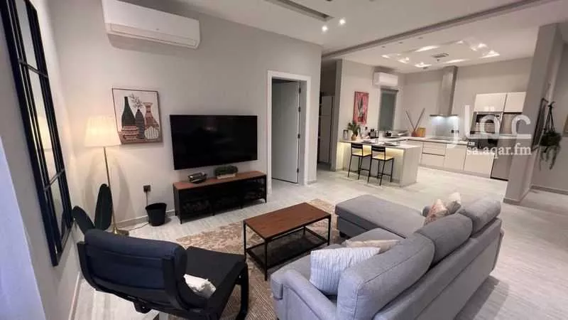 شقة 2 غرف في العقيق 9