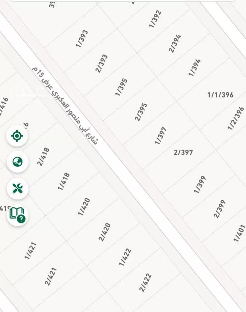 أرض 405 م² في الشرق 2