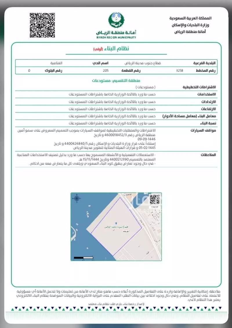 165263 sqm land in Al Ghnamiah 3