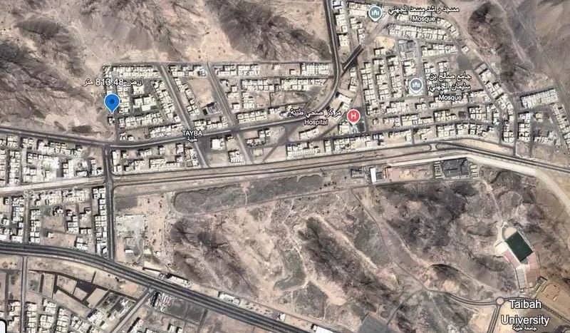 813 sqm land in Taibah 3