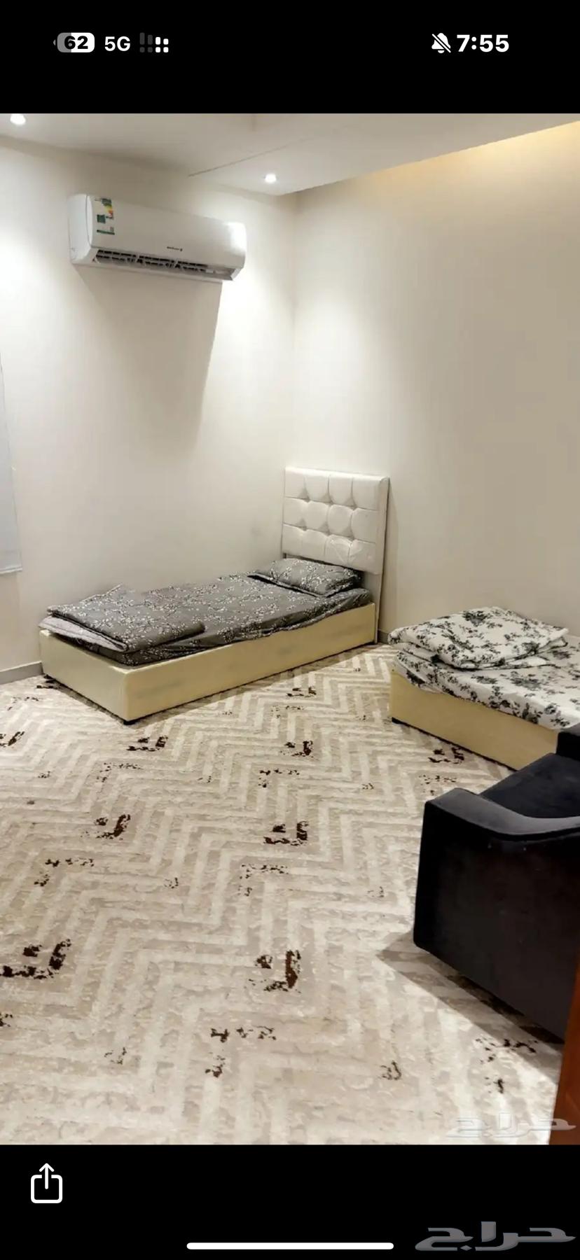 شقة 2 غرف في بني مالك 15