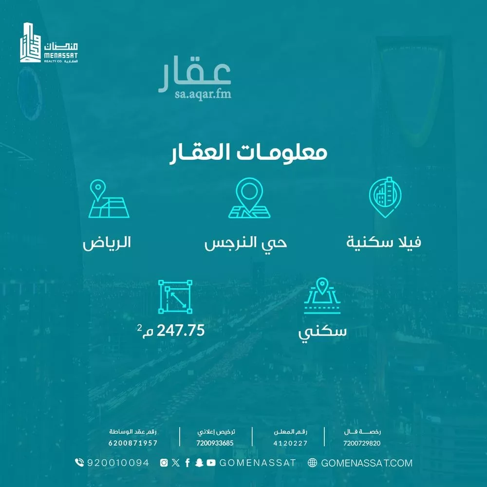 6 bedroom villa in Al Narjis 3