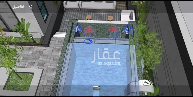 فيلا 6 غرف في الملك فهد 2