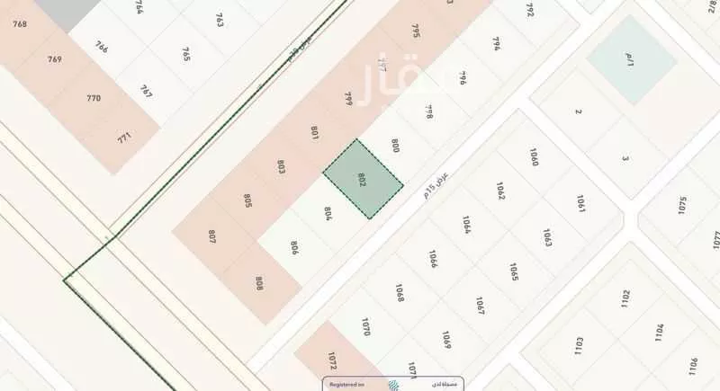 أرض 450 م² في عريض 4