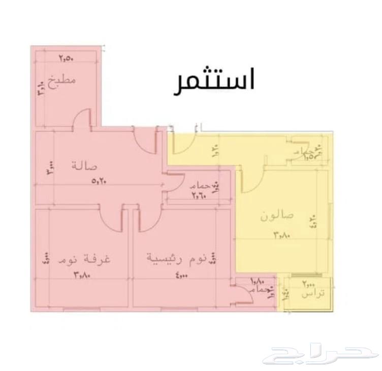 شقة 2 غرف في المروة 8