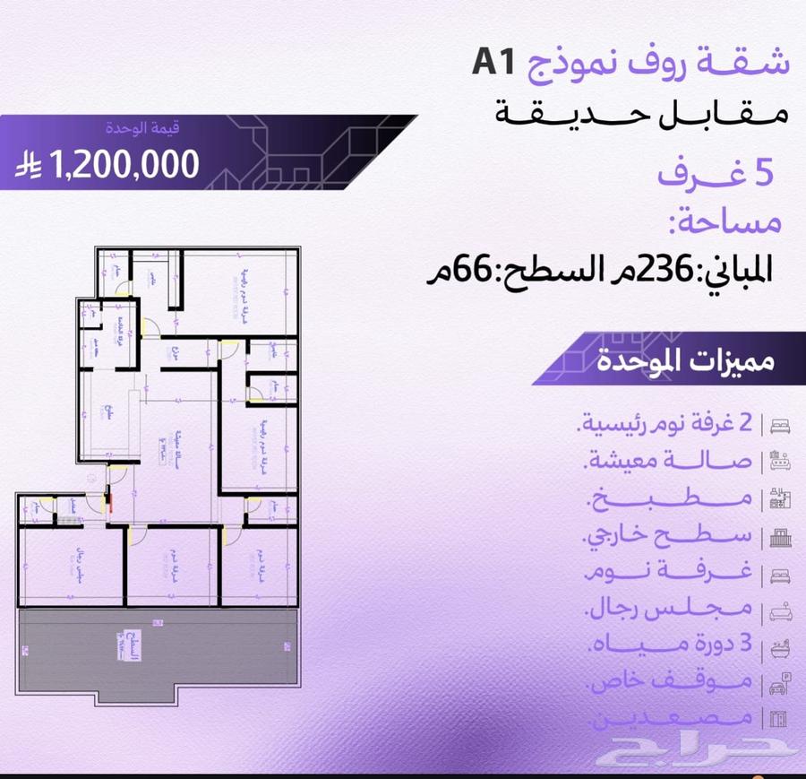 شقة 4 غرف في الصوارى 14