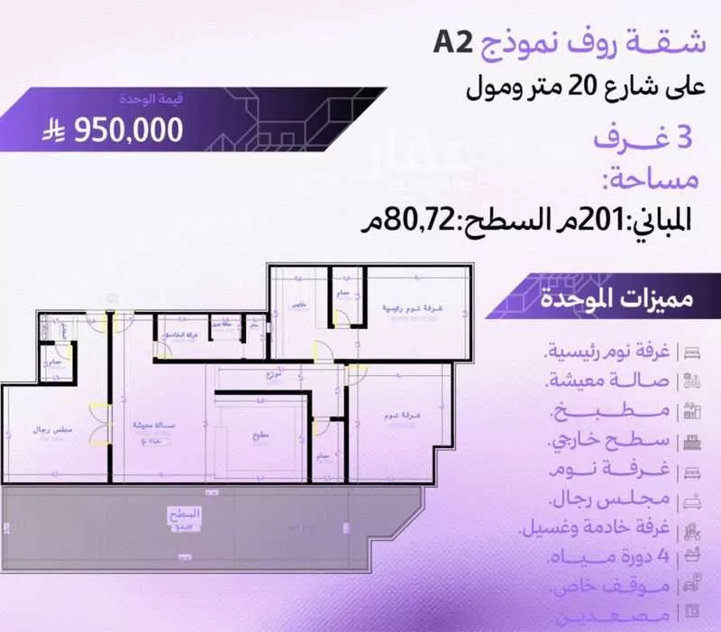 شقة 2 غرف في أبحر الجنوبية 11