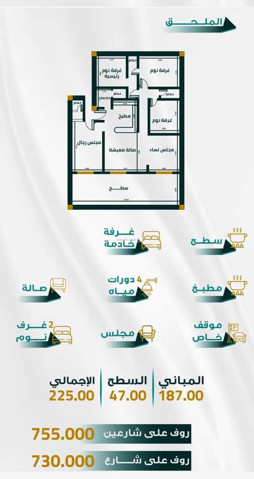 5 bedroom apartment in Al Fayha 1