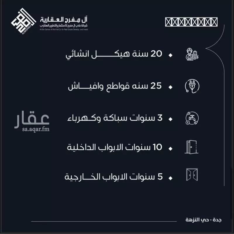 شقة 2 غرف في النزهة 5